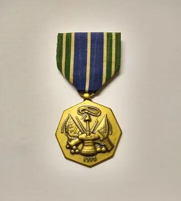 US Army Military Achievement Medal Blue & Green Ribbon Vintage • $9