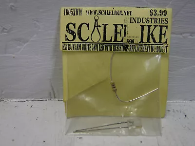 ScaleLike Extra Warm White 5mm LED W/resistors Replacement Headlight-New! • $4