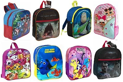 £7.20 • Buy Kids Backpack Boys Girls Junior Toddler Marvel Disney School Lunch Bag Rucksack