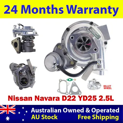 Upgrade Billet Turbo Charger For Nissan Navara D22 YD25 2.5L • $506
