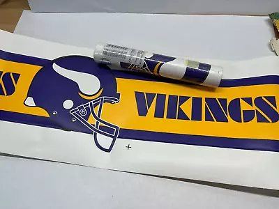 NFL Minnesota Vikings Football Wall Border Pre-Pasted Wallpaper • $8.99