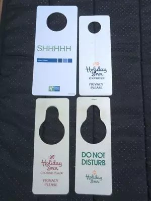 Vintage Lot Of 4 1990s-2000s Holiday Inn Plastic DO NOT DISTURB Door Signs • $1.99