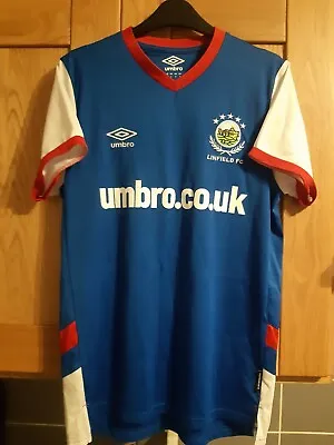 Linfield Fc Small Adult Home Football Shirt  2021/22 Season. • £22