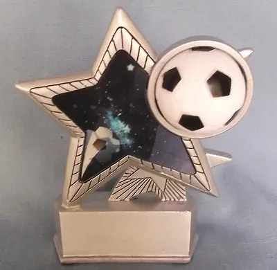$3.29 • Buy SOCCER Trophy Hologram Star Full Color Resin Award Tall R7057