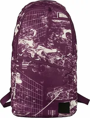 Reebok Found Follow Purple Map Print Backpack 154392 • $20.19