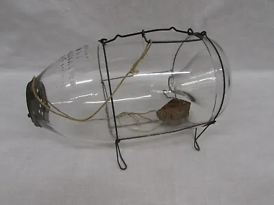 VTG Shakespeare Glass Minnow Fish Trap With Lid • $225