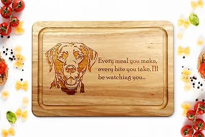 Labrador | Retriever | Wooden | Chopping Board | Dog | Breed | Puppy | Gift • £18.99