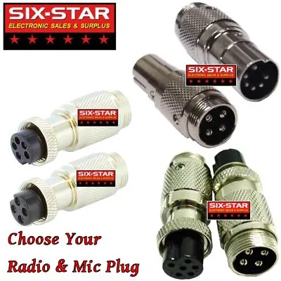 Mic Adapter Converts Any Cobra Wired Mic To Most Cb & 10 Meter Radios See Menu • $9.95