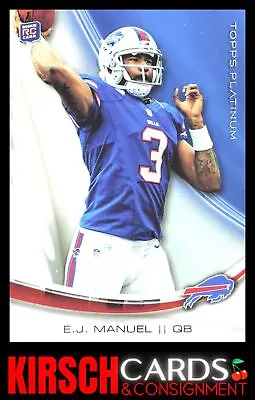 EJ Manuel 2013 Topps Platinum #104 Buffalo Bills • $1.69