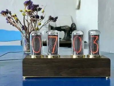 £570.03 • Buy Nixie Tube Clock With New And Easy Replaceable IN-18 Nixie Tubes, Ideal Gift