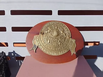£32 • Buy Vintage Brass Safe Plaque Milners 212 Fire Resistant 