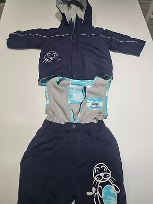 Baby West Scout Ski Suit Snow Suit Age 6 Months 9 Months Vgc • £12.50