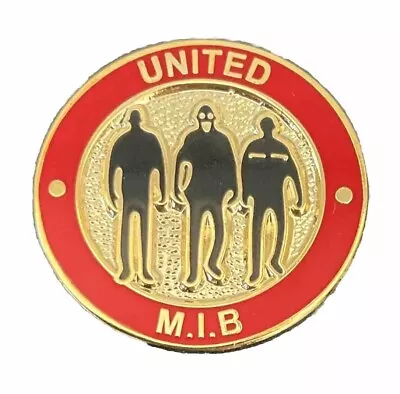 M.i.b United’s Men In Black Casuals Football Souvenir Pin Badge • £6