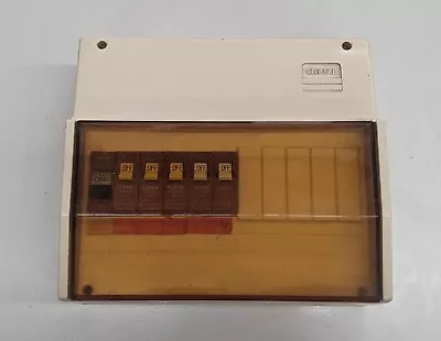 $60 • Buy Clipsal MAX9 1 Row 11 Module Surface Mount Switchboard With Circuit Breakers
