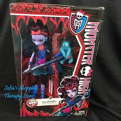 Monster High JANE BOOLITTLE Doll Walking Staff Pet VooDoo Sloth Needles New • $69.99