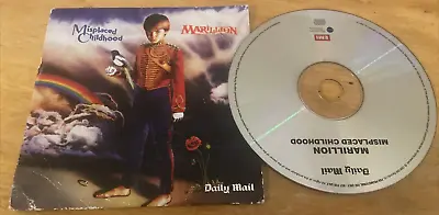 ** MARILLION - MISPLACED CHILDHOOD ** Promo Album LP CD - VGC • £3.99