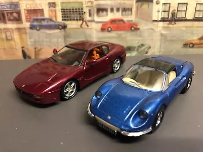 £9 • Buy Dinky / Detail Cars 1:43 Scale Ferrari 456 GT & Dino 246 GTS Die Cast Models