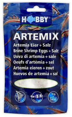 £8.95 • Buy Hobby Artemix Brine Shrimp Eggs + Salt Fish Tank Aquarium Artemia Hatcher Food