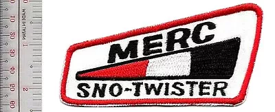 Snowmobile Mercury Merc Sno-Twister Snowmobiles Patch Med Vel Hooks • $10.99