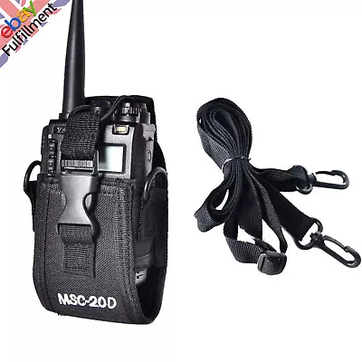 MSC-20D Nylon Pouch Bag Holster Carry Case For BaoFeng UV-5R UV-9R BF-888S Radio • £9.43