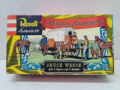 Vintage Revell Chuck Wagon Miniature Masterpieces Model Kit507 Rare Sealed 1954 • $39.95