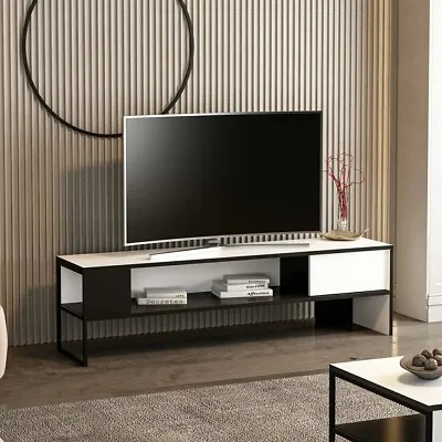 Tv Unit With Decor Panel Plus Wall Decor Panel - Concord Living Room Etgshop • £441.73