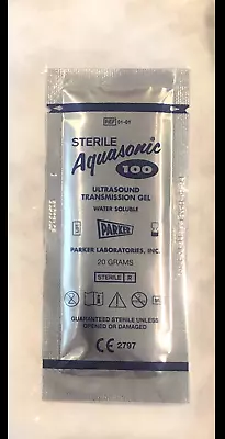  Aquasonic 100  Sterile Ultrasound Transmission Gel - NEW Sealed Packets • $15