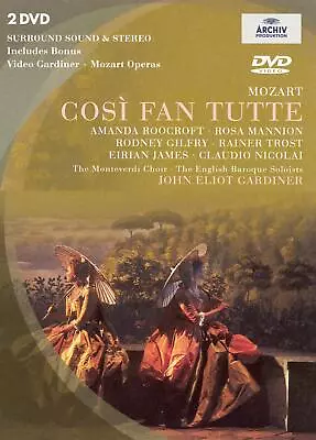 Cosi Fan Tutte: The Monteverdi Choir (Gardiner) DVD (2002) Peter Mumford Cert E • £2.98