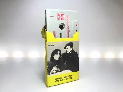 John Lennon/Yoko Ono WOMAN  Cassette Single*UK 1ST ISSUE 1981*  Cigarette Pack  • £7.99