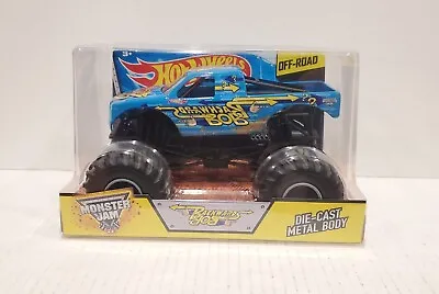 Hot Wheels Monster Jam Truck 1:24 Scale BACKWARDS BOB Rare Die Cast Metal Large  • $199.95