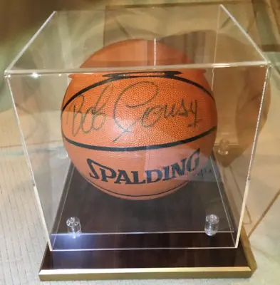 $449.95 • Buy Bob Cousy Boston Celtics Signed Basketball W/Display Case Field Of Dreams COA