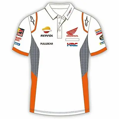 Official Respol Honda Team White Polo Shirt - 20 18505 • £59.99