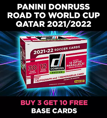 Panini Donruss Qatar Road To World Cup 2021/2022 21-22 Base Cards • £0.99