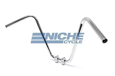 1  Steel Ape Hanger 18  Motorcycle Handlebars Chrome • $90.25