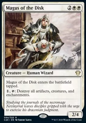 MTG Magic The Gathering Magus Of The Disk (94/344) Commander 2020 LP • $0.99