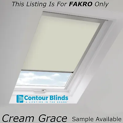 *new* Blackout Blinds For Fakro Roof Windows Skylights In Cream • £0.99