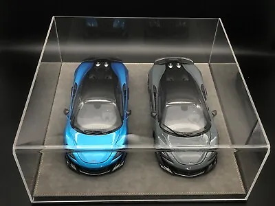 Display Cases For Collectibles 2 Car Display Case 1:18（ Not Include Car Model) • $295