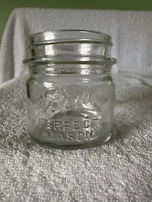 Vintage BALL Perfect Mason Canning Half-Pint Jar (1923-1933) (8oz) • $8.70