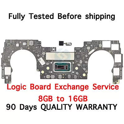 Exchange MacBook Pro 13  A1706 I7/i5 16GB Logic Board 820-00923-A 820-00239-A • $120