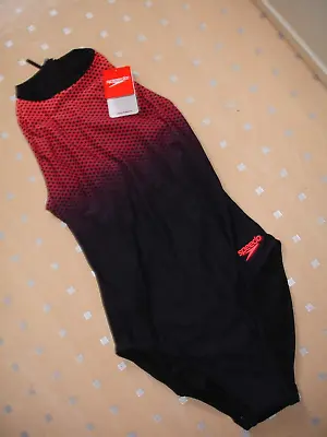 $3.90 • Buy New  Speedo Hydrasuit Swimsuit UK/US 42  High Neck Back Zip DE46  Zipper