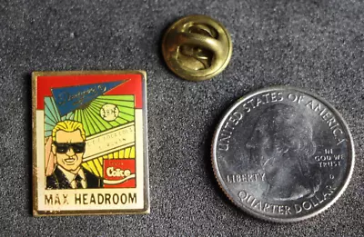 Coca-Cola Caravan LA Dodgers Baseball Max Headroom Pin • $10