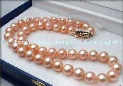 Wonderful 7-8mm Natural Pink Freshwater Cultured Pearl Necklace 16-28  AAA • $13.99