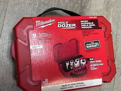 Milwaukee 49-22-4006 Multi-Purpose Hex Shank Hole Dozer Hole Saw Kit - 9pc • $29.95