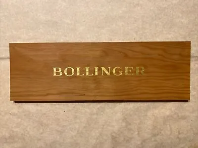 1 Rare Wine Wood Panel Champagne Bollinger Vintage CRATE BOX SIDE 2/24 740b • $16