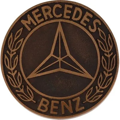 Bronze Mercedes Benz Automobile Car Gull Wing Classic Sport 70s Vtg Belt Buckle • $95