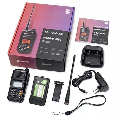 NEW QuanSheng TG-UV2Plus 10W Walkie Talkie Dual Band 136-174&400-470mhz FM Radio • $80.99