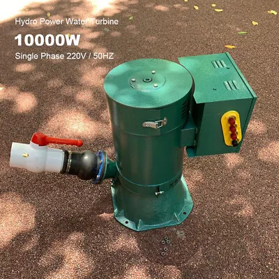 £2799 • Buy 10000W 220V Hydroelectric Generator Hydropower Station Water Pelton Turbine 10KW