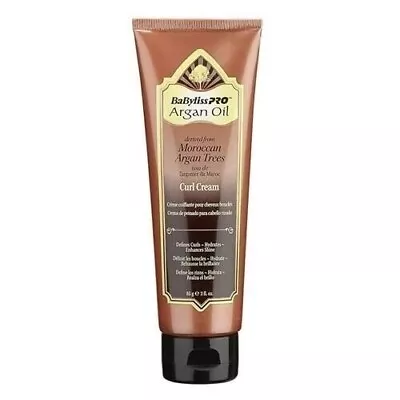 Babyliss PRO Argan Oil Curl Cream 3oz Defines Curl Enhances Shine Fragrant • $14.09