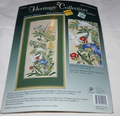 Elsa Williams Heritage Collection Crewel Embroidery Kit #00925 Imperial Majesty • $52.97