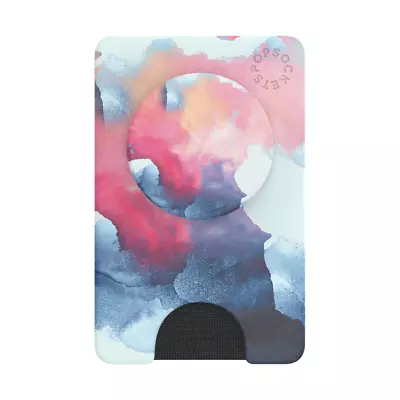 $41.95 • Buy PopSockets Popwallet+ Phone Card Holder Wallet Stand Grip Mount - Aura Smoke